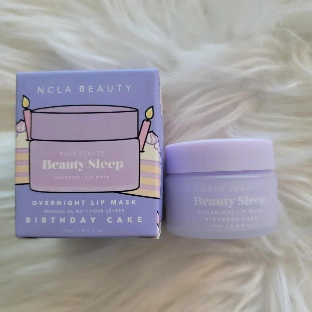 2/$20 New Beauty Sleep Overnight Lip Mask - BIRTHDAY CAKE 15 ml